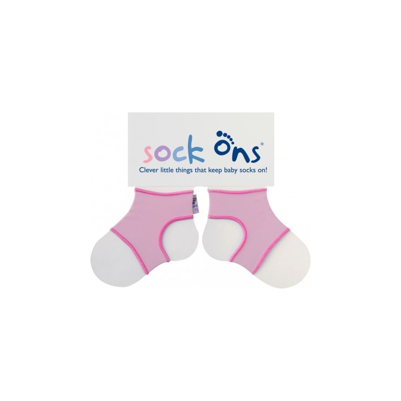 SOCK ONS BABY SOCK HOLDER JASNORÓŻOWY 0-6 MIESIĘCY