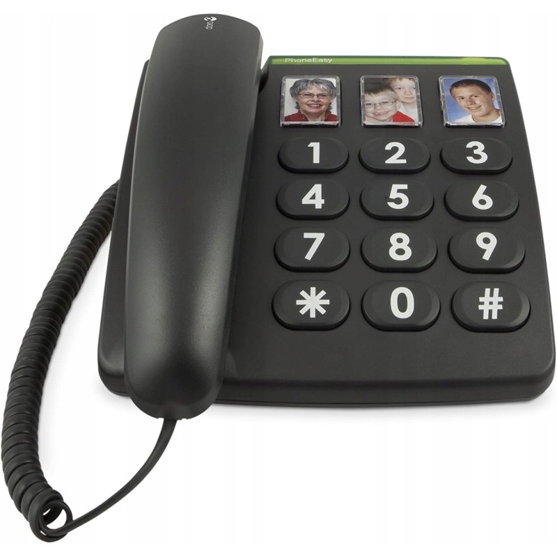 Doro PhoneEasy 331ph przewodowy telefon z dużymi przyciskami
