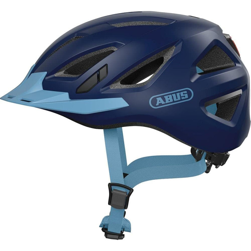 Kask rowerowy ABUS Urban-I  3.0 LED Niebieski Core Blue