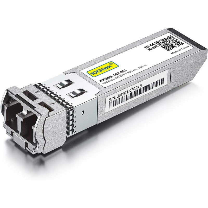 Moduł światłowodowy wielomodowy 10 Gb SFP+ SR 300-metrowy Transceiver 10GBase-SR LC