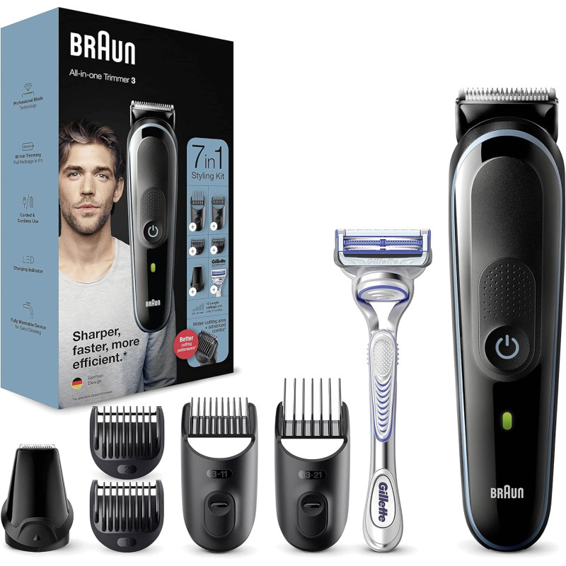 Braun Multi-Grooming-Kit 3 Trymer do Włosów i Brody