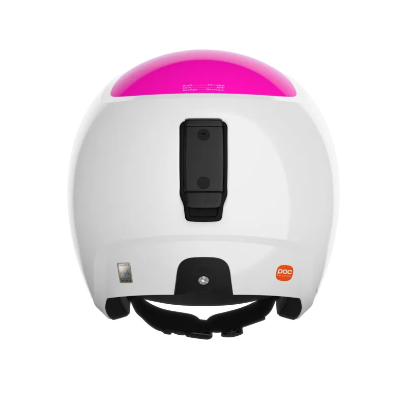 Młodzieżowy kask Skull Dura Jr, Hydrogen White/Fluorescent Pink POC